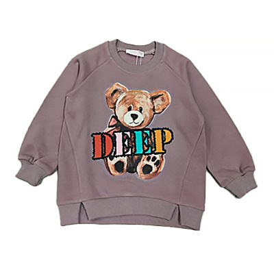 Свитшот для девочки Colabear 683866 фиолетовый 1